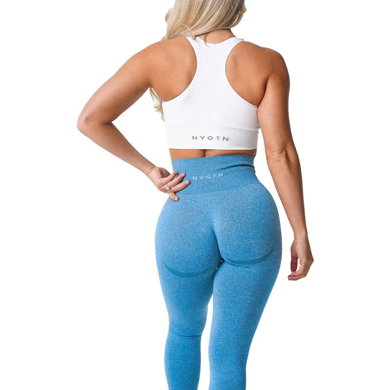 NVGTN Speckled Seamless Spandex Leggings Women Soft Workout Tights Fitness Outfits Yoga Pants High Waisted Gym Wear